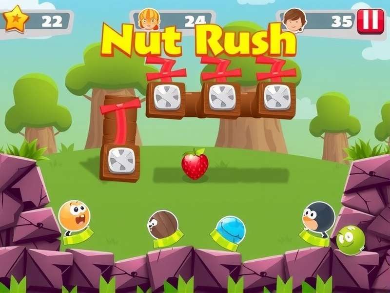 Nut Rush Legend gameplay screenshot